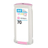 HP 70 Light Magenta DJ Ink Cart, 130 ml, C9455A