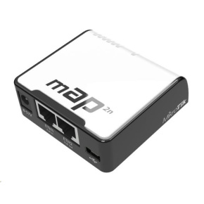 MikroTik RouterBOARD mAP, 650MHz CPU, 64MB RAM, 2xLAN, 2.4GHz Wi-Fi, 802.11b/g/n, PoE in, vč. L4 licence MikroTik RouterBOARD mAP, 650MHz CPU, 64MB RAM, 2xLAN, 2.4GHz Wi-Fi, 802.11b/g/n, PoE in, vč. L4 licence