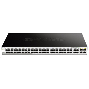 D-Link DGS-1210-52 52-port Gigabit Smart+ Switch, 48x GbE, 4x RJ45/SFP, fanless D-Link DGS-1210-52 52-port Gigabit Smart+ Switch, 48x GbE, 4x RJ45/SFP, fanless