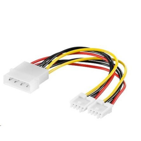 PREMIUMCORD Kabel napájecí HDD, FDD 5,25"-2x3,5" PREMIUMCORD Kabel napájecí HDD, FDD 5,25"-2x3,5"
