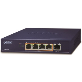 Planet POE-E304 PoE extender, 1xPoE-in, 4xPoE-out 65W, 802.3bt/at/af, Gigabit Planet POE-E304 PoE extender, 1xPoE-in, 4xPoE-out 65W, 802.3bt/at/af, Gigabit