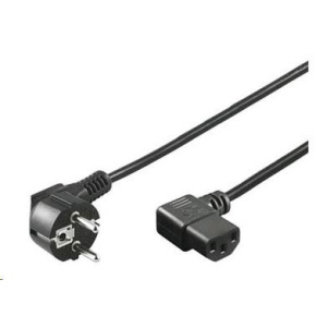 PREMIUMCORD Kabel napájecí 230V 3m úhlový 90st PREMIUMCORD Kabel napájecí 230V 3m úhlový 90st