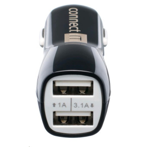 CONNECT IT USB PREMIUM nabíječka univerzální do auta (2x USB 3,1A a 1A., autoadaptér CL) CONNECT IT USB PREMIUM nabíječka univerzální do auta (2x USB 3,1A a 1A., autoadaptér CL)