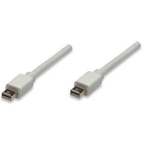 MANHATTAN kabel Mini DisplayPort, Male to Male, 1m, White MANHATTAN kabel Mini DisplayPort, Male to Male, 1m, White