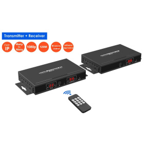 PremiumCord HDMI 1080p matrix over IP extender na 120m přes LAN PremiumCord HDMI 1080p matrix over IP extender na 120m přes LAN