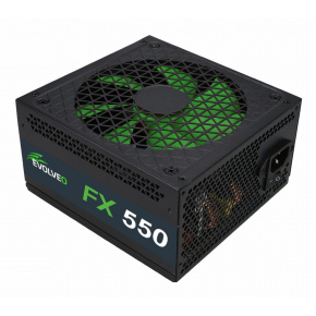 EVOLVEO FX 550 , zdroj 550W ATX, 14cm, tichý, 80+, bulk, záruka 3 roky
