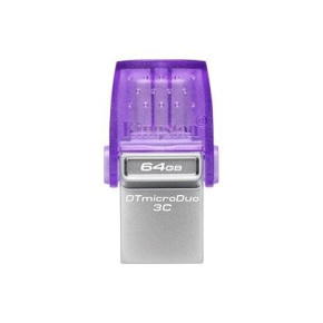 Kingston Flash Disk 64GB DataTraveler microDuo 3C 200MB/s dual USB-A + USB-C Kingston Flash Disk 64GB DataTraveler microDuo 3C 200MB/s dual USB-A + USB-C