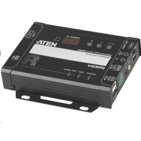 ATEN HDMI Extender over IP do 100m, 4K@60Hz, RS-232, IR, audio - remote modul ATEN HDMI Extender over IP do 100m, 4K@60Hz, RS-232, IR, audio - remote modul