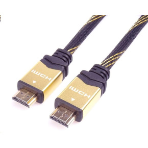 PREMIUMCORD Kabel HDMI 2.0 High Speed + Ethernet kabel HQ, zlacené konektory, 1,5m PREMIUMCORD Kabel HDMI 2.0 High Speed + Ethernet kabel HQ, zlacené konektory, 1,5m