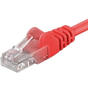 PremiumCord Patch kabel UTP RJ45-RJ45 CAT6 2m červená PremiumCord Patch kabel UTP RJ45-RJ45 CAT6 2m červená