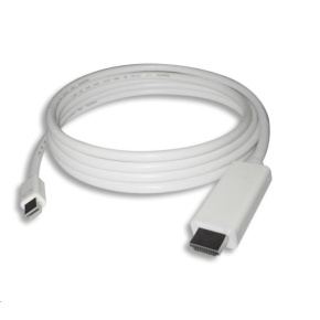 PREMIUMCORD Kabel mini DisplayPort 1.2 na HDMI 2.0, pro rozlišení 4Kx2K@60Hz, 3m PREMIUMCORD Kabel mini DisplayPort 1.2 na HDMI 2.0, pro rozlišení 4Kx2K@60Hz, 3m